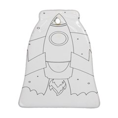 Starship Doodle - Space Elements Ornament (bell) by ConteMonfrey