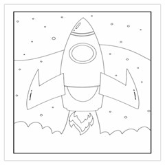 Starship Doodle - Space Elements Lightweight Scarf  by ConteMonfrey