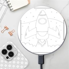 Starship Doodle - Space Elements Wireless Charger by ConteMonfrey