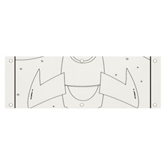 Starship Doodle - Space Elements Banner And Sign 6  X 2 