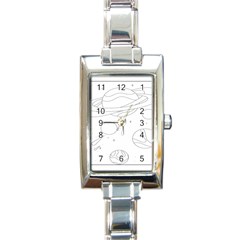 The Cuteness Of Saturn Rectangle Italian Charm Watch by ConteMonfrey