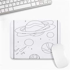 The Cuteness Of Saturn Small Mousepad by ConteMonfrey