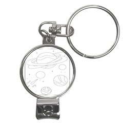 The Cuteness Of Saturn Nail Clippers Key Chain