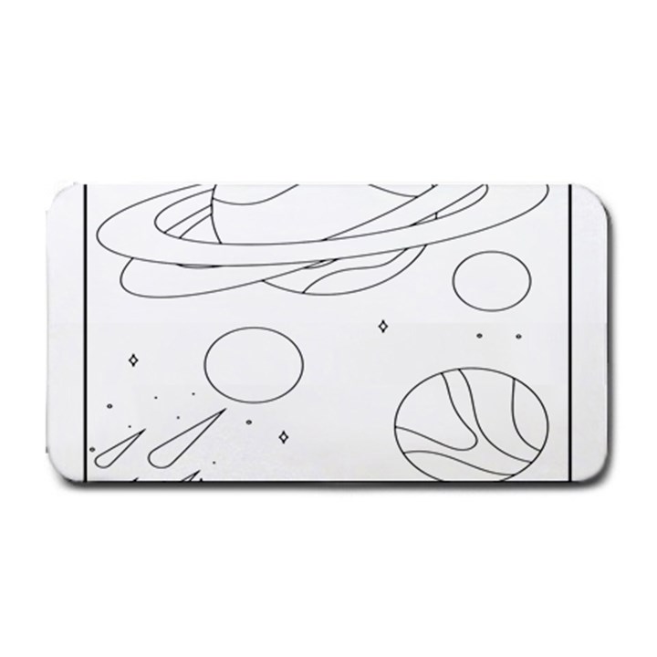 The Cuteness Of Saturn Medium Bar Mat