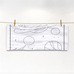 The Cuteness Of Saturn Hand Towel by ConteMonfrey