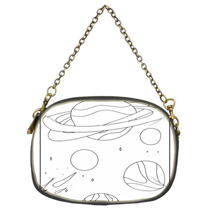 The Cuteness Of Saturn Chain Purse (Two Sides)