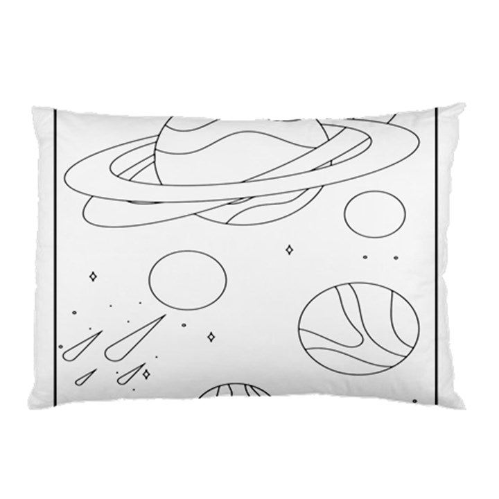 The Cuteness Of Saturn Pillow Case