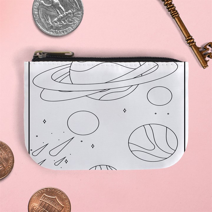 The Cuteness Of Saturn Mini Coin Purse