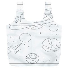 The Cuteness Of Saturn Full Print Recycle Bag (xxxl) by ConteMonfrey