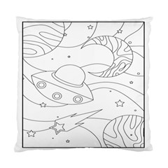 Starships Silhouettes - Space Elements Standard Cushion Case (one Side) by ConteMonfrey