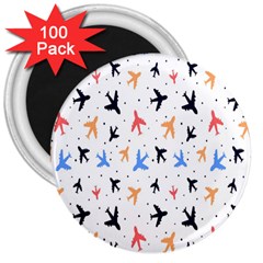 Sky birds - Airplanes 3  Magnets (100 pack)