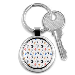 Sky birds - Airplanes Key Chain (Round)