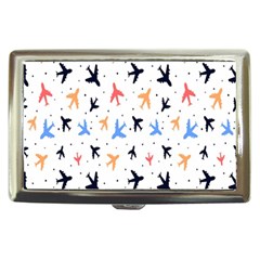 Sky Birds - Airplanes Cigarette Money Case by ConteMonfrey