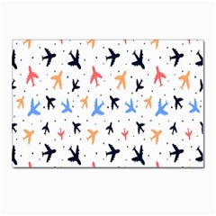 Sky Birds - Airplanes Postcards 5  X 7  (pkg Of 10) by ConteMonfrey