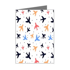 Sky Birds - Airplanes Mini Greeting Card by ConteMonfrey