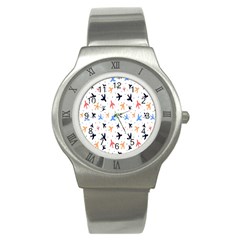 Sky birds - Airplanes Stainless Steel Watch