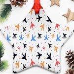 Sky birds - Airplanes Star Ornament (Two Sides) Front