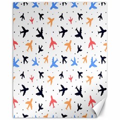 Sky birds - Airplanes Canvas 11  x 14 