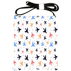 Sky Birds - Airplanes Shoulder Sling Bag by ConteMonfrey