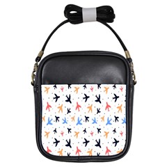 Sky birds - Airplanes Girls Sling Bag