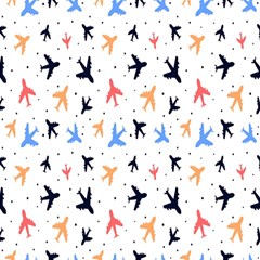 Sky Birds - Airplanes Play Mat (square)