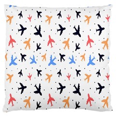 Sky Birds - Airplanes Large Cushion Case (one Side) by ConteMonfrey