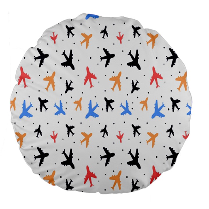 Sky birds - Airplanes Large 18  Premium Round Cushions