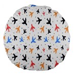 Sky birds - Airplanes Large 18  Premium Round Cushions Back