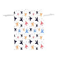 Sky birds - Airplanes Lightweight Drawstring Pouch (S)