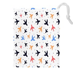 Sky birds - Airplanes Drawstring Pouch (5XL)