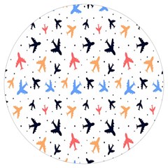 Sky birds - Airplanes Round Trivet