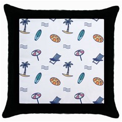 Summer Elements Throw Pillow Case (black) by ConteMonfrey