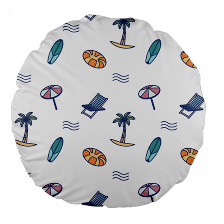 Summer elements Large 18  Premium Flano Round Cushions