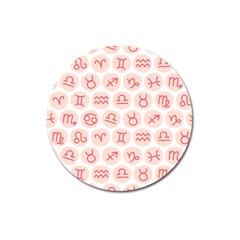 All Zodiac Signs Magnet 3  (round) by ConteMonfrey