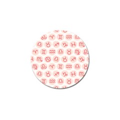 All Zodiac Signs Golf Ball Marker (4 Pack) by ConteMonfrey