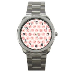 All Zodiac Signs Sport Metal Watch by ConteMonfrey