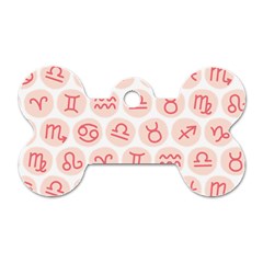 All Zodiac Signs Dog Tag Bone (two Sides) by ConteMonfrey