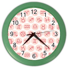 All Zodiac Signs Color Wall Clock by ConteMonfrey