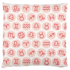 All Zodiac Signs Large Cushion Case (one Side) by ConteMonfrey