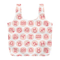 All Zodiac Signs Full Print Recycle Bag (l) by ConteMonfrey