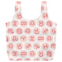 All Zodiac Signs Full Print Recycle Bag (xl) by ConteMonfrey