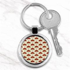 Under My Umbrella Key Chain (round) by ConteMonfrey