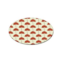 Under My Umbrella Sticker (oval) by ConteMonfrey