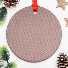 Terracotta Knit Ornament (round) by ConteMonfrey