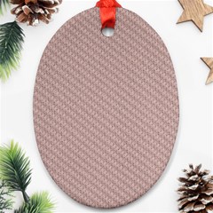 Terracotta Knit Ornament (oval) by ConteMonfrey