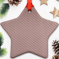 Terracotta Knit Ornament (star) by ConteMonfrey