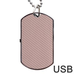 Terracotta Knit Dog Tag Usb Flash (one Side) by ConteMonfrey