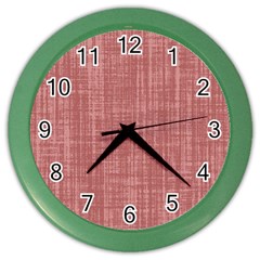 Painted Wood Color Wall Clock