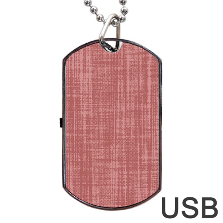 Painted Wood Dog Tag USB Flash (Two Sides)