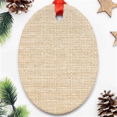 Linen Ornament (oval) by ConteMonfrey